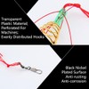 4 Pcs Fishing Baits Hooks Carp Cage Fish Feeder Tackle