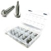 Stainless Steel Hex Washer Head Self Drilling Screws Assortment Kit