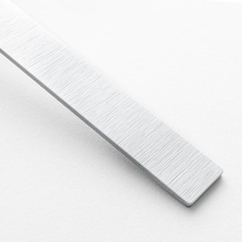 AULIGET 6” Peel and Stick PVC Trim for Wall Tile Edges, Kitchen backsplash, Photo & Mirror Frame (Pack of 48, Stainless Steel Silver)