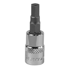 Sealey 5mm 1/4"Sq Drive Hex Socket Bit - SBH003