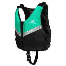 Owntop Swim Jacket Youth 50-90 lbs, Ultra Thin Swim Vest Kids, Comfortable Crotch Strap Buckles Zipperr, Kayak, Boating, Swimming Training, Watersports (Green, XS/S)