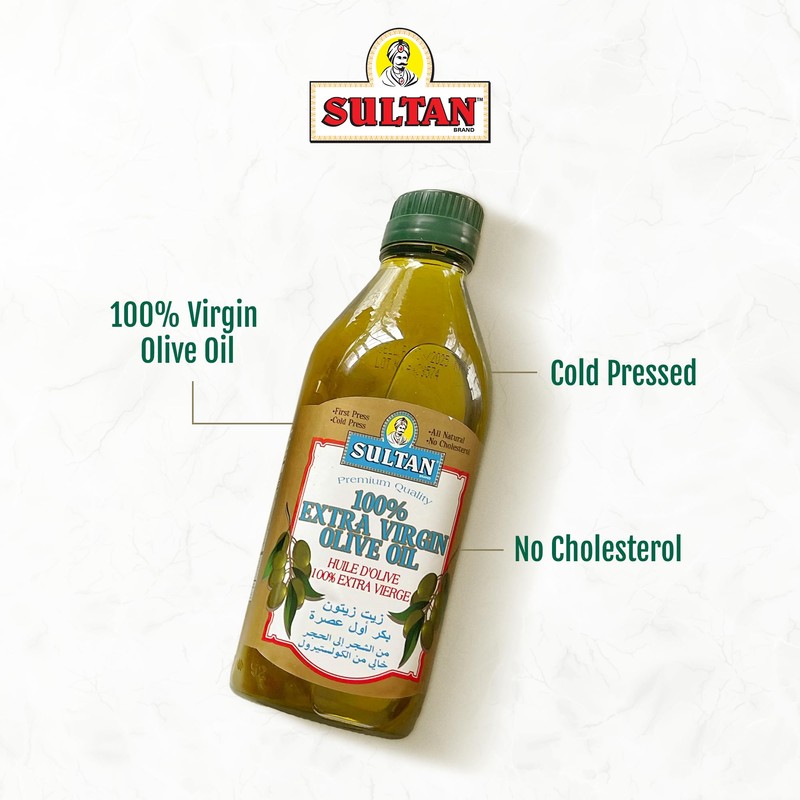 Sultan Premium Gold Extra Virgin Olive Oil – First Cold-Pressed
