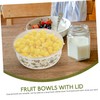 ABOOFAN Salad Bowl Lid Enamel Mixing Bowls Lids Set Storage