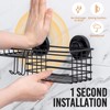 LEVERLOC Shower Caddy Suction Cup, 2 Pack suction shower shelf