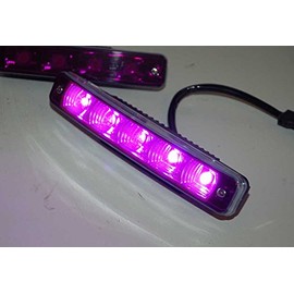 Auto Direct Save Purple and White Funeral DRL Strobe Kit High Power LED Pyramid (Purple and White)