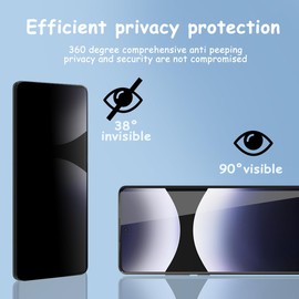 Yonntmmi TPU Schutzfolie für Redmi Note 14 Pro 4G Sichtschutz,1 Stück Anti-Spähen Privatsphäre Schützen Schutzfolie mit 2 Stück Kameraschutz,Anti-Spy TPU-Folie für Panzerglas für Redmi Note 14 Pro 4G