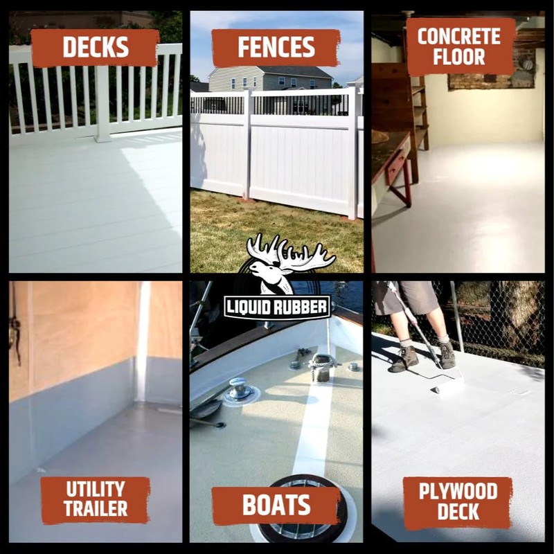 Liquid Rubber Polyurethane Deck Coating – 10X Stronger Than Traditional