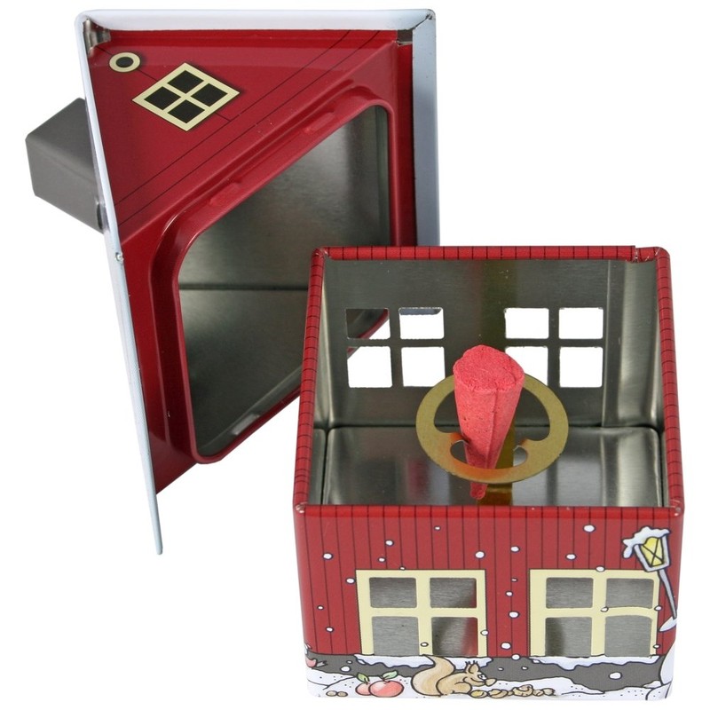 Crottendorfer Incense Holder, Metal Houses, Various Designs