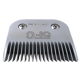 New Hair Gromming Clippers Blades Replacement Fit for Andis Detachable Blade Clippers,Ceramic Blade Chrome Finish,(1/4")(6.3mm)