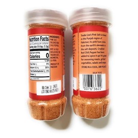 Trader J's Spicy Pink Salt with Crushed Red Chili Pepper (2-Pack)