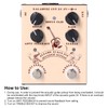 Guitar Preamp Effect Analog Stompbox Pedal Knob Control Audio Accessories