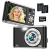 2026 Upgraded 4K Digital Camera for Photography, Dual Lens Autofocus
