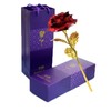 Ylapagne 24K Red Rose Flower Creative Artificial Gold Dipped Rose