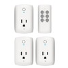 TEKLECTRIC Indoor Remote Control Outlet with 1 Grounded Plugs, 80