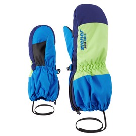 Ziener Baby LEVI AS MINIS Ski Gloves, Winter Sports, Waterproof, Breathable, blue, 122