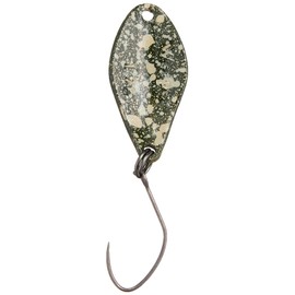 Nories 074 Spoon Trout Brown Weeper 0.05 oz (1.2 g) Olive Shot.