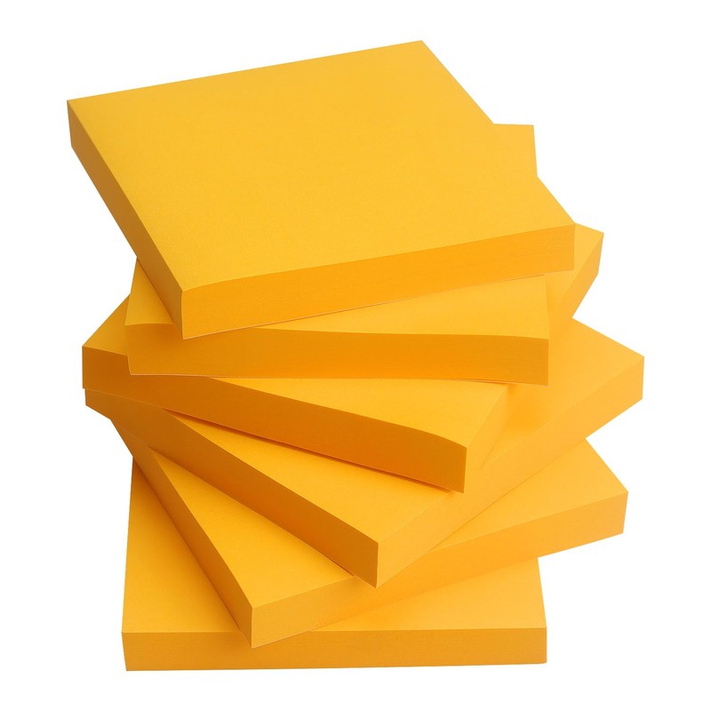 Sticky Notes 3x3 Self-Stick Notes Pads with 6 Bright Colors,