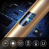 VEHHE Long Lighter, Rechargeable USB Arc Lighter with LED Battery
