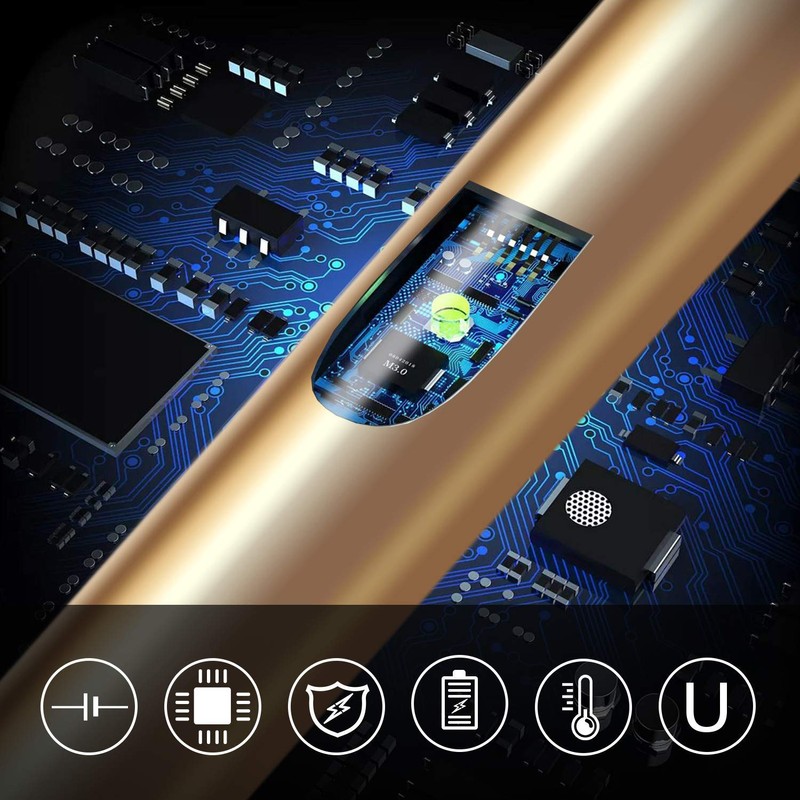 VEHHE Long Lighter, Rechargeable USB Arc Lighter with LED Battery