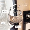Lapimou Hobo Bag, Shoulder Bag, Long, Ribbon, Women's Handbag, Silver