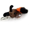 Butterfly Amelina Plush Key Ring Orange Plush Toy Cuddly Toy,