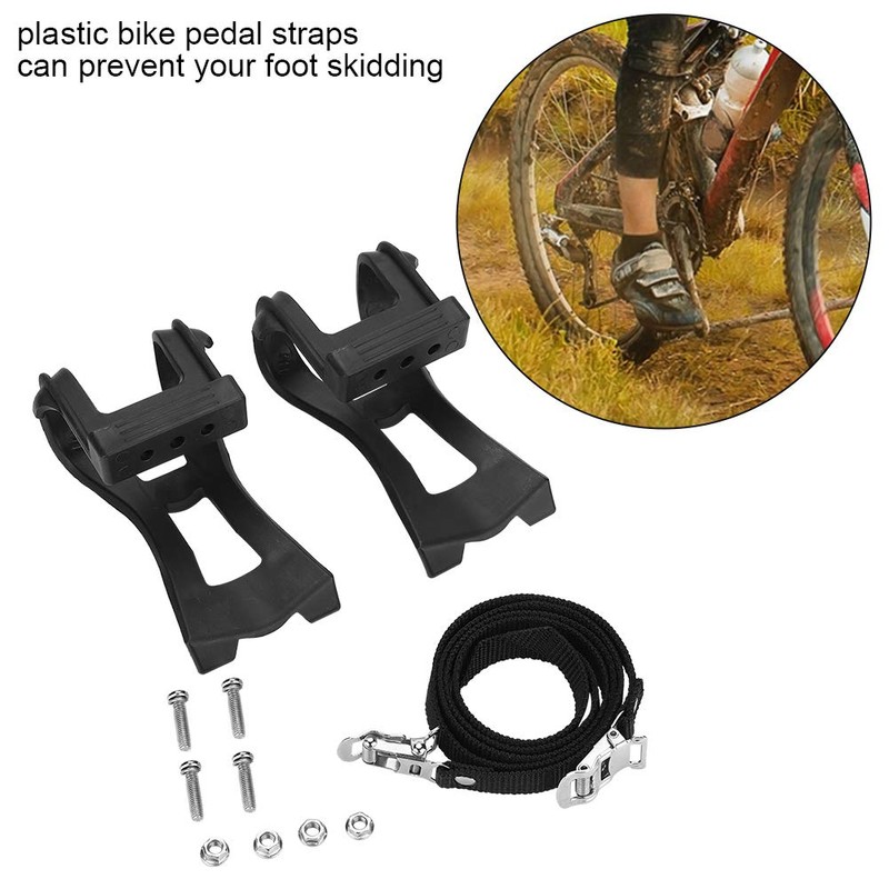 Bicycle Pedal Toe Clip Adjustable Bicycle Pedal Toe Clips and