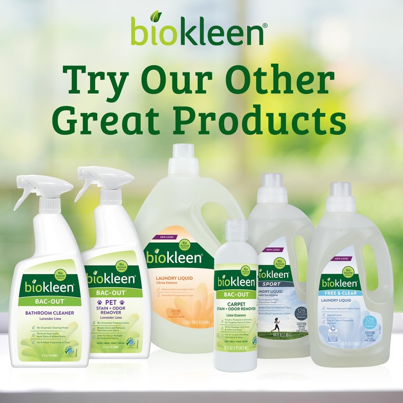Biokleen Bac-Out Natural Bathroom Cleaner - 2 Pack - Enzyme