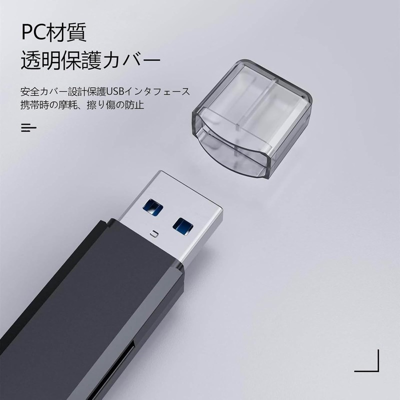 SZSL USB 3.0 Portable Card Reader Ultra Small 2 Cards