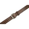 BG247 Men's 100% Full-Grain Leather Casual Belt with Double Prong