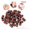 100 Pcs Sanding Drum, Sander Bits Sleeves, Drill Accessory for