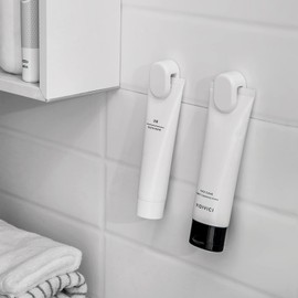 BEZOX Toothpaste Holder Wall Mount Tube Hook – Face Cream Tubes Hanger Wall Mounted Tooth Paste Organizers Gripper, 1 PCS