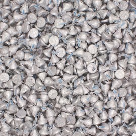 Hershey's Kisses Milk Chocolate 2 Pounds Individually Wrapped Candy Gluten-Free Certified Kosher in a Bulk King of Sweets Bag
