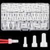 woshilaoDS 250 Pcs Closed End Crimp Connectors, 22-16/16-14/12-10 AWG Gauge