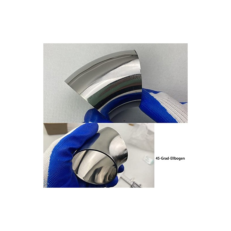 3 Inch Stainless Steel Pipe Elbow 45 Degrees 76 mm