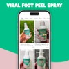 Freeman Flirty Feet Instant Foot Peeling Spray, Exfoliating Foot Mask