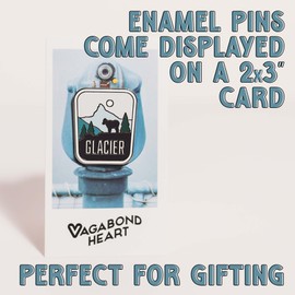 Vagabond Heart Nashville Tennessee Enamel Travel Pin - Nashville Pin - Nashville Souvenir