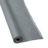 Silver Plastic Table Roll - 40" x 100', 1 Pc