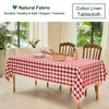 Midsummer Breeze Table Cloth Rectangle Table-Rustic Gingham Tablecloth Buffalo Plaid