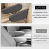 Sylvil 2 PCS Car Front Seat Armrest Covers, Elastic Fabric