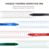 ParKoo Retractable Erasable Gel Pens Clicker Fine Point 0.7 mm,