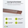 Wentronic 10m 2x 0.75mm Speaker Cable Roll - Transparent