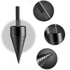 Wood Splitter Screw Cone, Split Wood Cone, Drill Cone, Wood