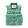 Mud Kingdom Big Girls Vest Outerwear Lightweight Cute Floral Green