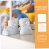 BESPORTBLE 20pcs Clear Feet Model Display Stands for Shoes Socks