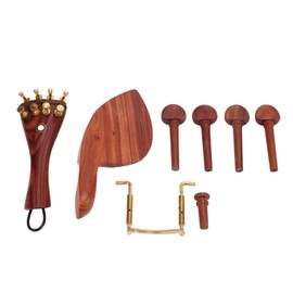 Violin Repair Parts Accessories High End Jujube Wood Tailpiece Chin Rest Tuning Peg End Button