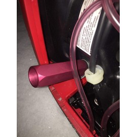 GenExhaust Compatible with Honda EU2200i Generator - Anodized NO Mess Oil Change & Filler Tube