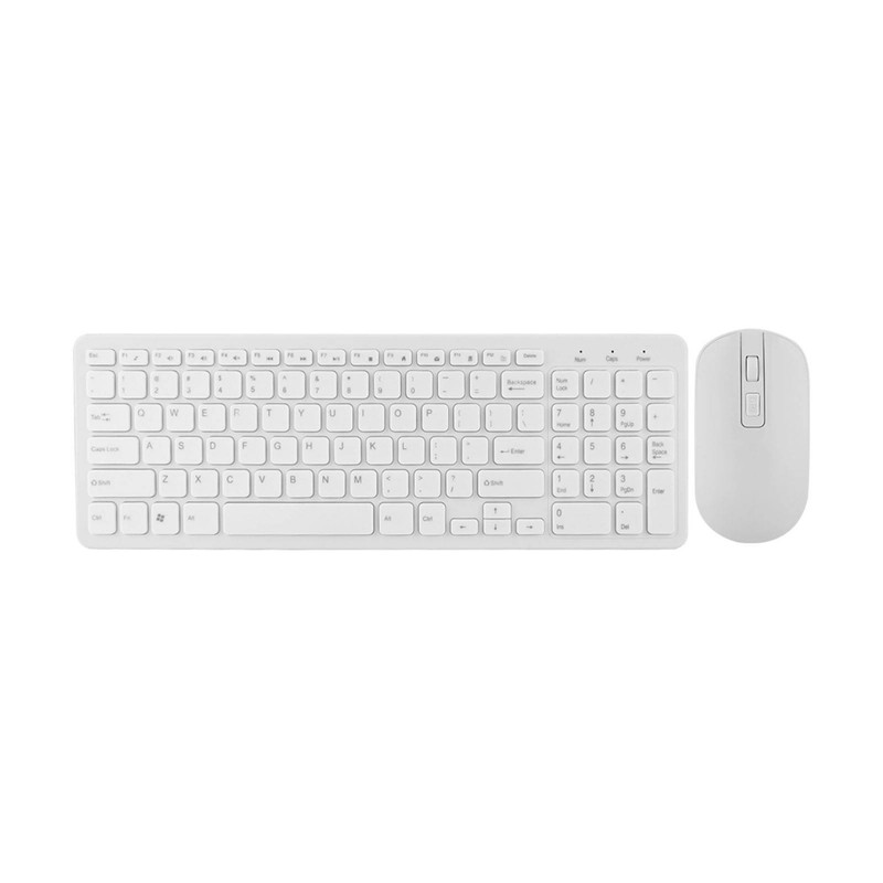 108 Keys MultiFunctional 2.4G Wireless Keyboard Mouse Combo High Sensitivity