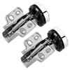 WOONEKY Practical Glass Hinge Inserts Strong Structure High Load Bearing