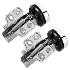 WOONEKY Practical Glass Hinge Inserts Strong Structure High Load Bearing Suitable for Glass Doors Cabinets Anti-Rust