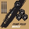 Unicorn Core Plus Steel Dart, Brass, gold, 21g